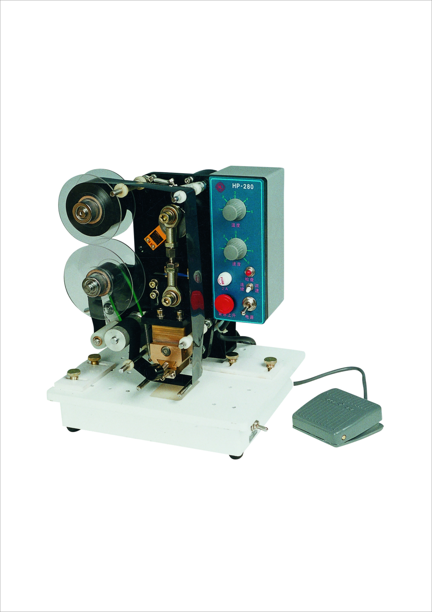 Полуавтоматический датер с термолентой HP-280 (педаль)