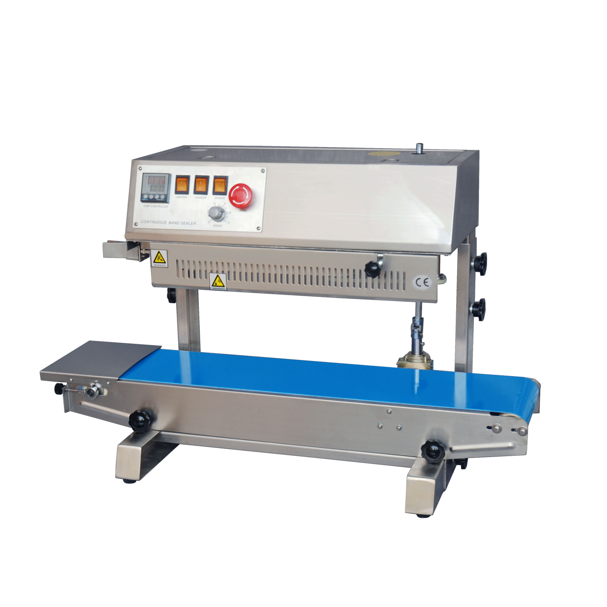 Роликовый конвейерный запайщик вертикального типа FR-770ii (нерж)